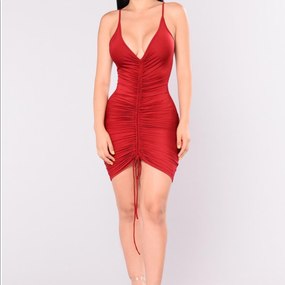 Fashion nova Shanghai ruched dress